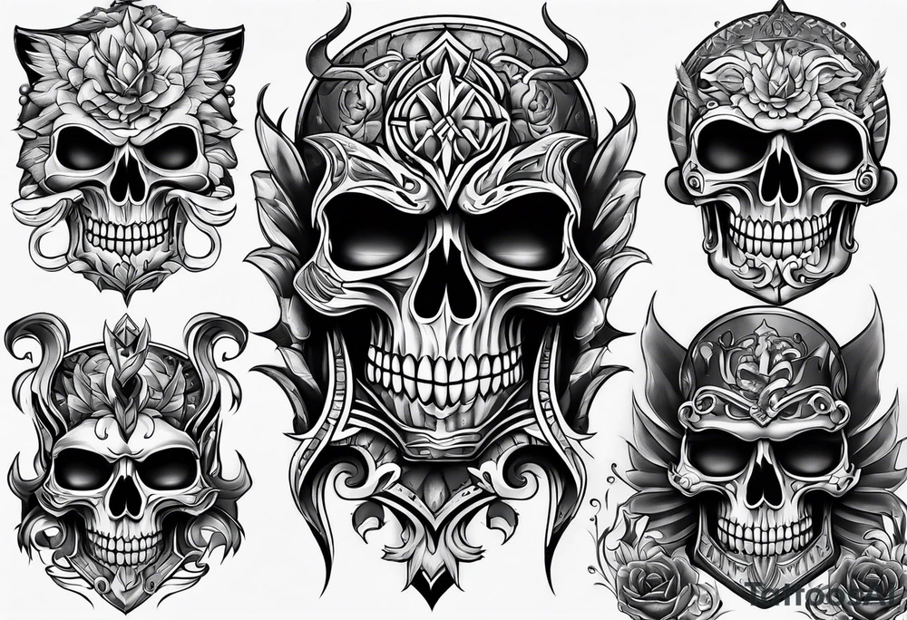 Thrash metal tattoo idea