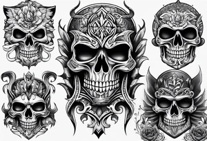 Thrash metal tattoo idea
