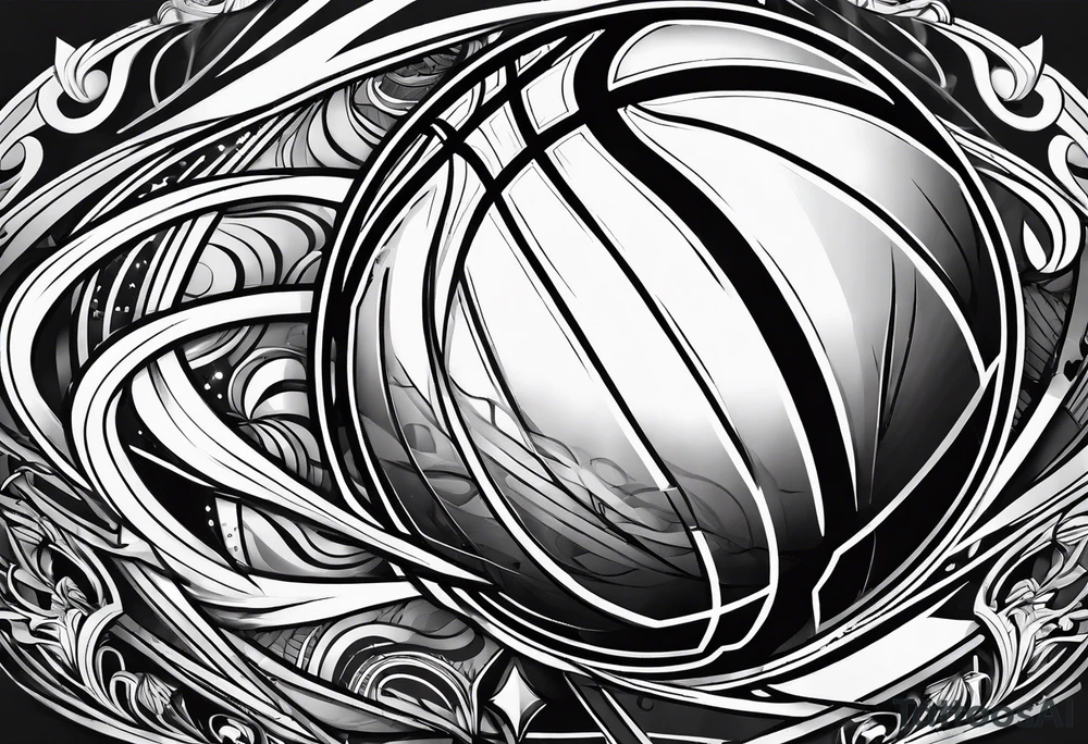 Basketball tattoo idea