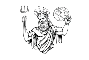 Greek god atlas, holding up the world tattoo idea