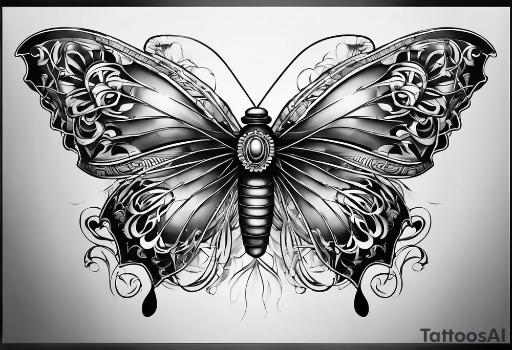 a box fan tattoo idea