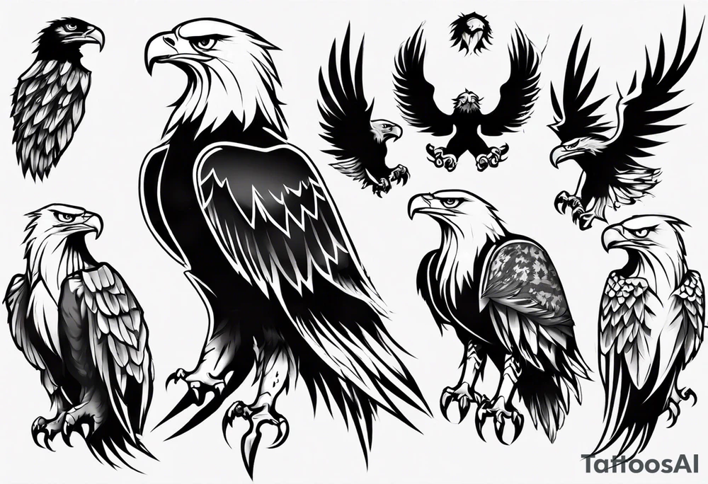 eagle tattoo idea