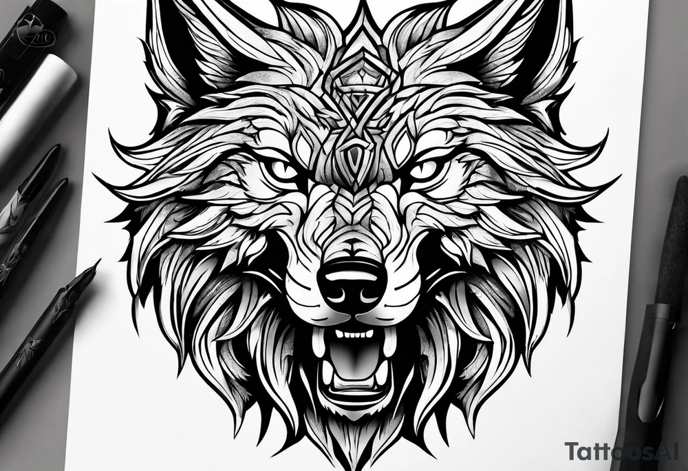 Fenrir tattoo idea