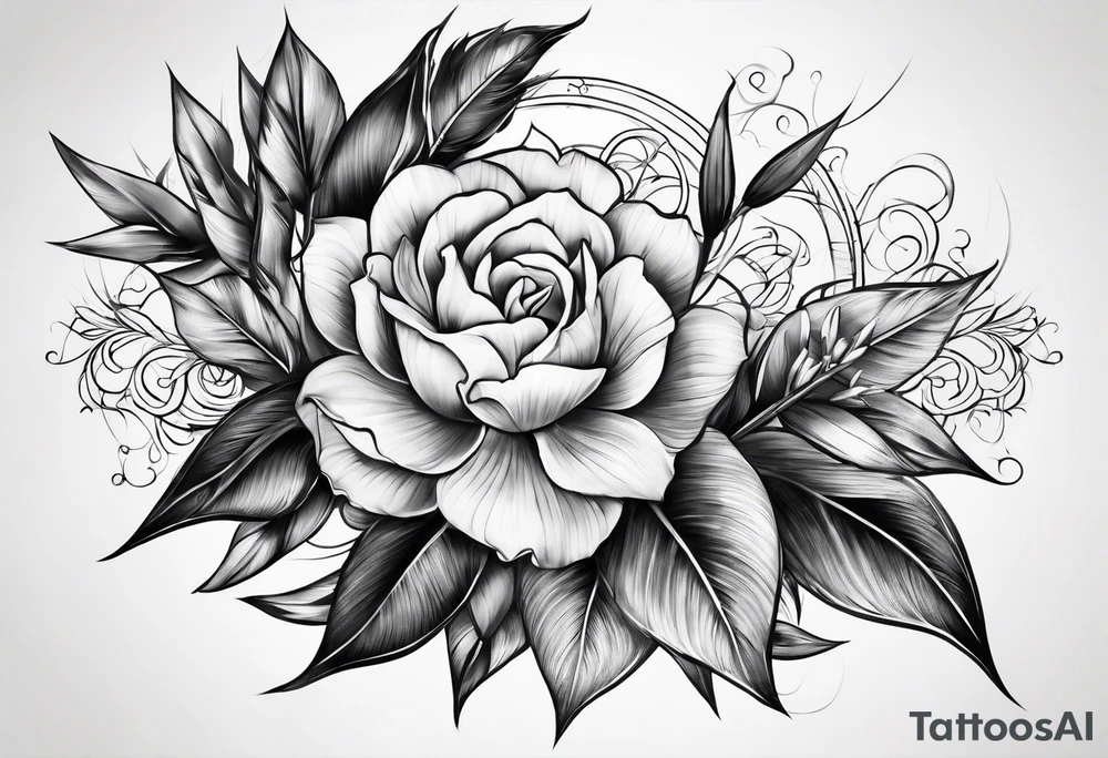 bamboo tattoo idea