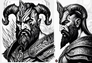 Ares God of War tattoo idea