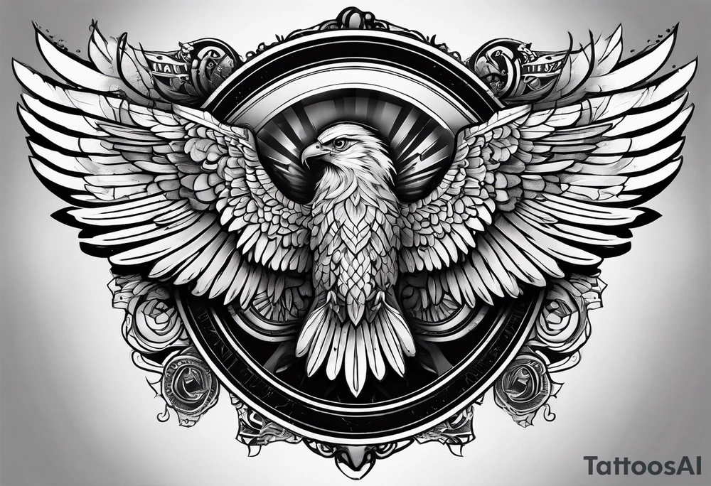 Wings with the word Glenn in between tattoo idea Wings with the word Glenn in between tattoo idea