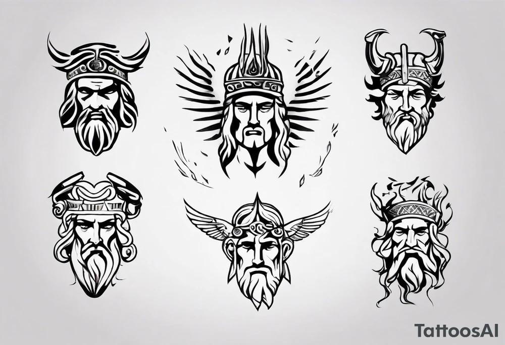 greek god tattoo idea