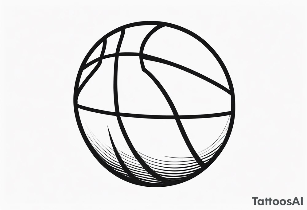 basketball tattoo idea