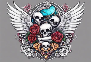 Stitch and Angel tattoo idea
