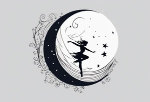 dancing in the moonlight tattoo idea