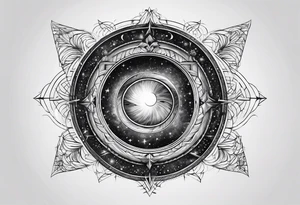 Wormhole tattoo idea