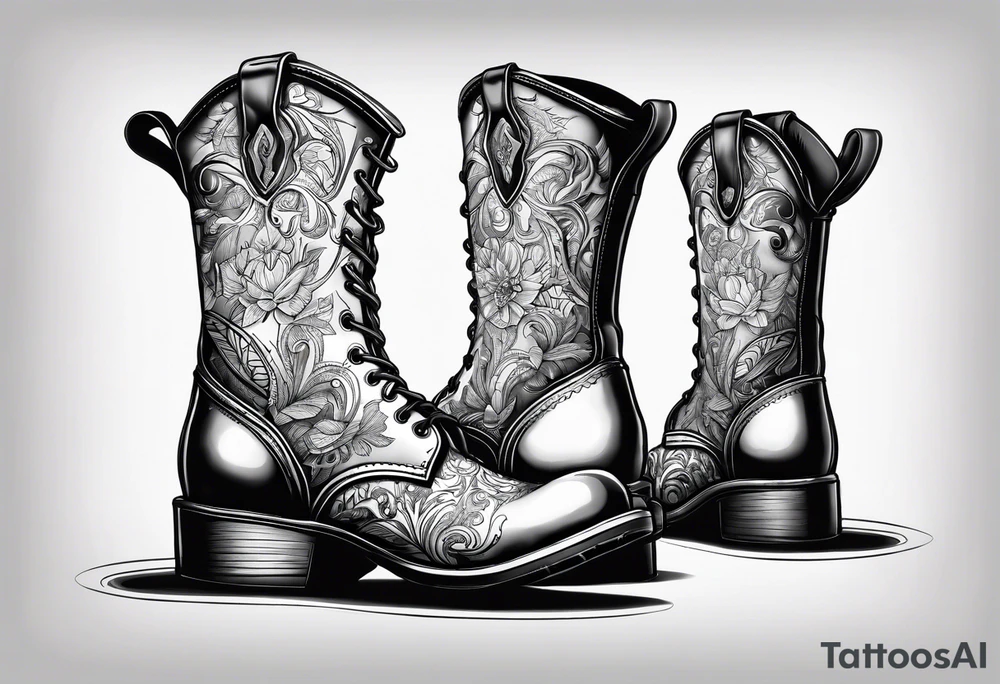 Outline the Calabrian  boot of the region of  Calabria map tattoo idea