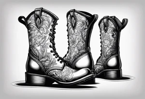 Outline the Calabrian  boot of the region of  Calabria map tattoo idea