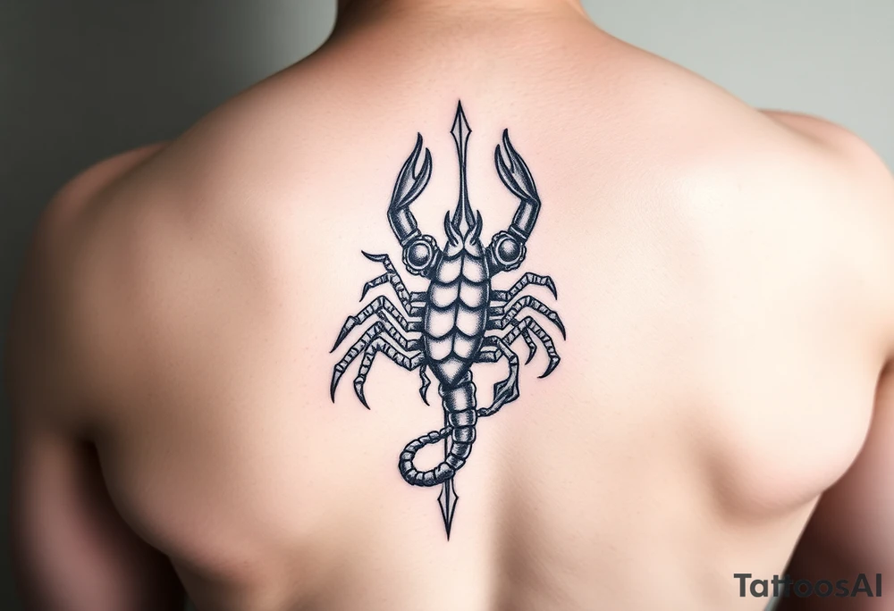 Virgo, Scorpio combine tattoo idea