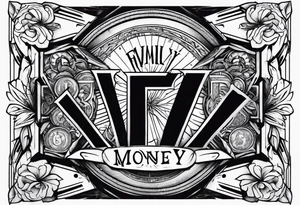 money family time tattoo idea