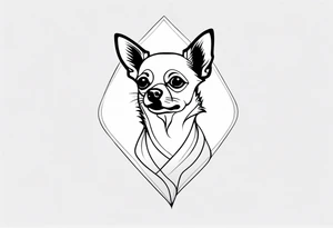 chihuahua tattoo idea