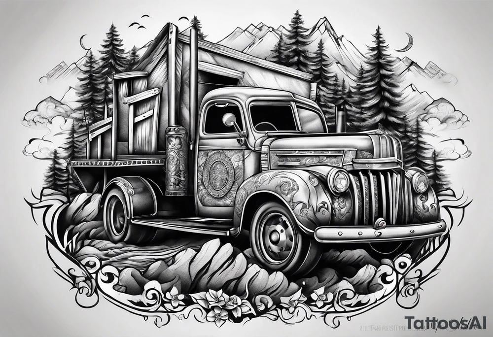 Working man tattoo idea