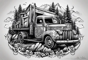 Working man tattoo idea