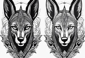 Anubis forearm tattoo idea