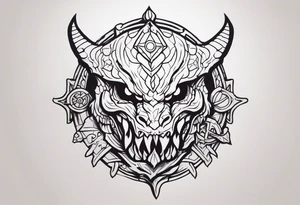 Dungeons and dragons monster tattoo idea