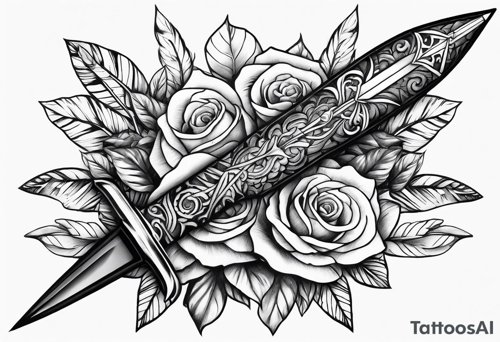 Dagger tattoo idea
