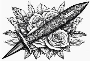 Dagger tattoo idea