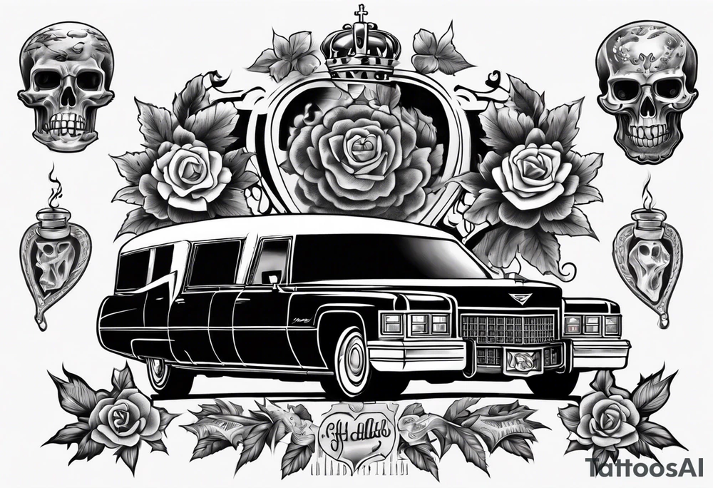 1973 Cadillac hearse
L tattoo idea