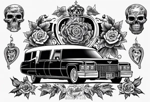 1973 Cadillac hearse
L tattoo idea