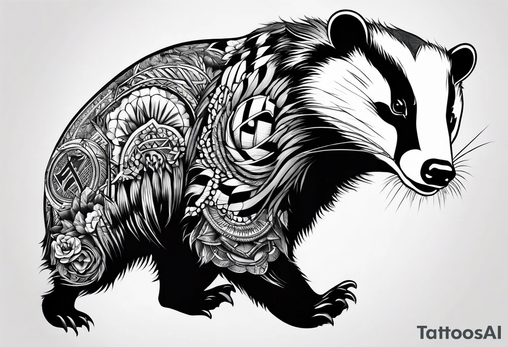 Angry Mc.Badgers tattoo idea