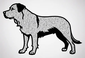 Rottwieller tattoo idea
