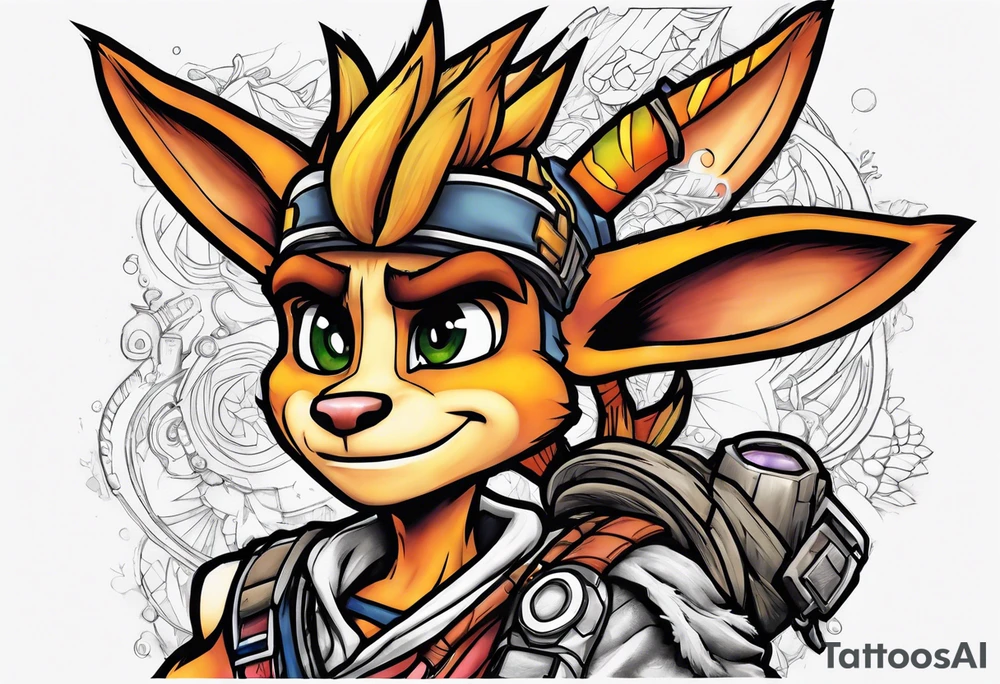 Jak with Daxter tattoo idea