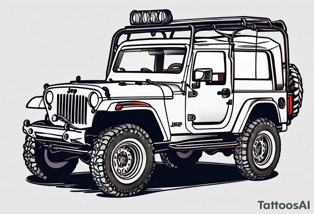 Jeep comander tattoo idea