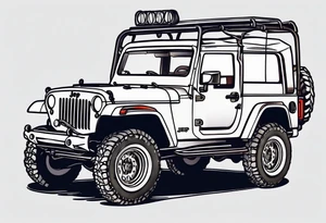 Jeep comander tattoo idea