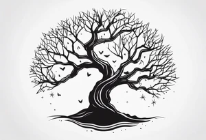Spooky Tree tattoo idea