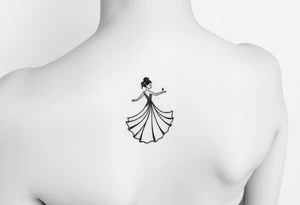 Lime in a coconut and a dancing girl tattoo idea