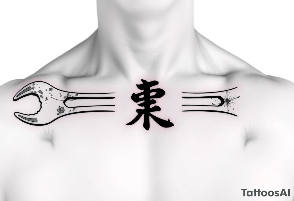 Heavy-Duty Straight Pipe tube Wrenches
 and kanji Kamiya tattoo idea
