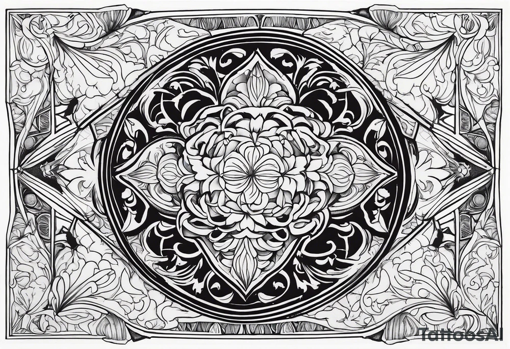 background sleeve filler tattoo idea