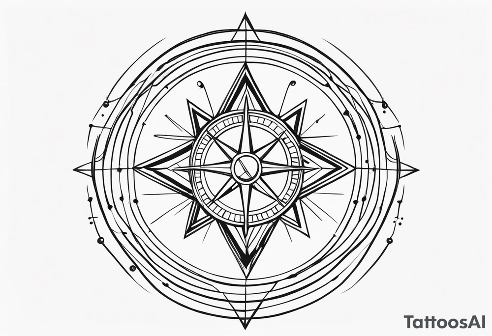Compas tattoo idea