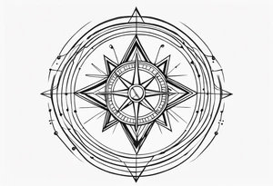 Compas tattoo idea