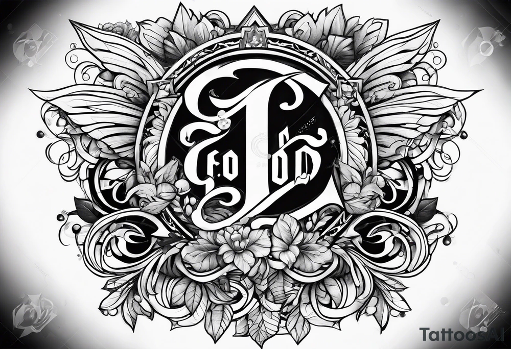 the word "good" tattoo idea