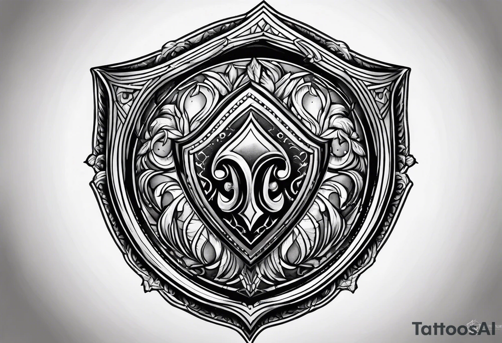 My tears ricochet shield tattoo idea
