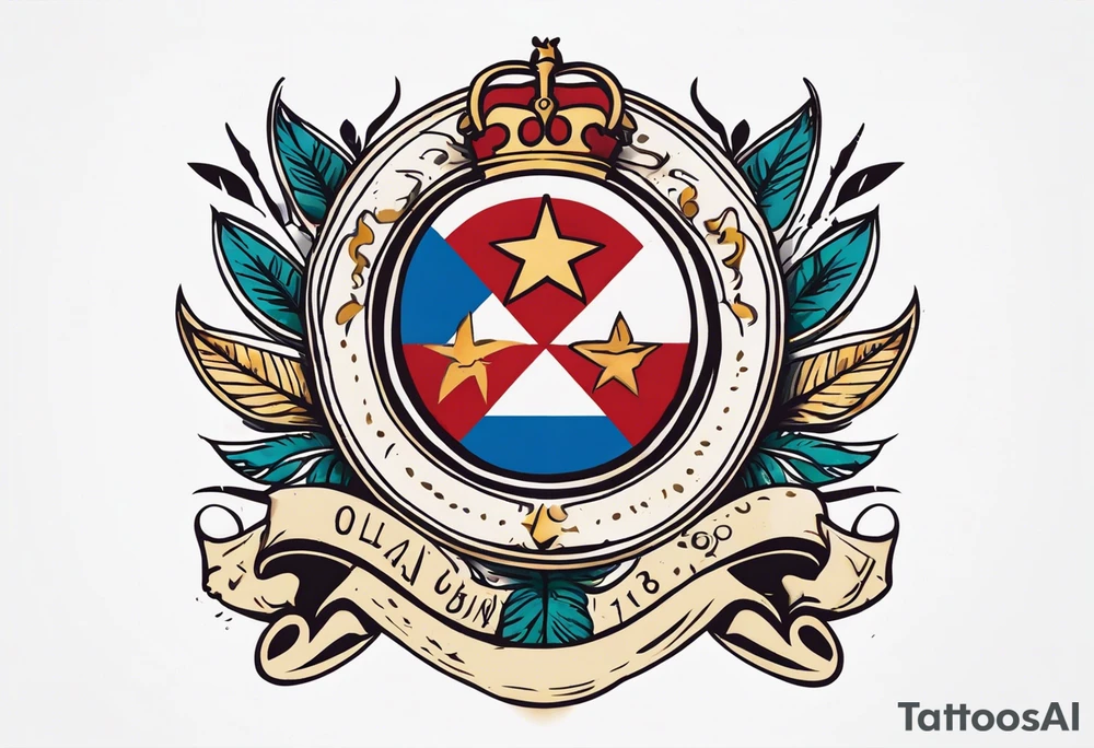 the old Cuban crest tattoo idea
