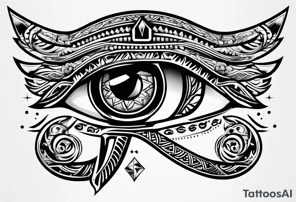 Eye of horus tattoo idea