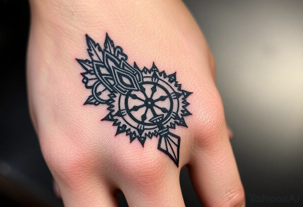 "In God's Hand" tattoo idea
