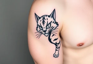 cheshire cat from alice in wonderland tattoo idea