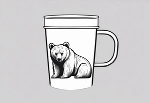 BEAR CUP tattoo idea