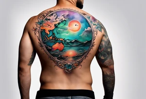 Longitude latitude tattoo idea