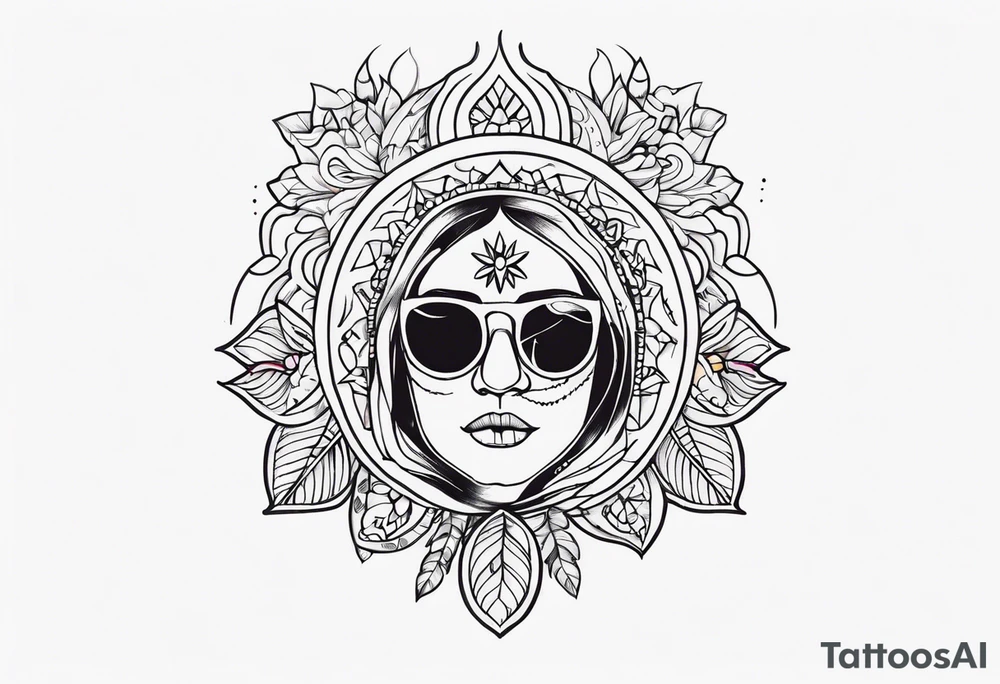 Ghetto hippie tattoo idea