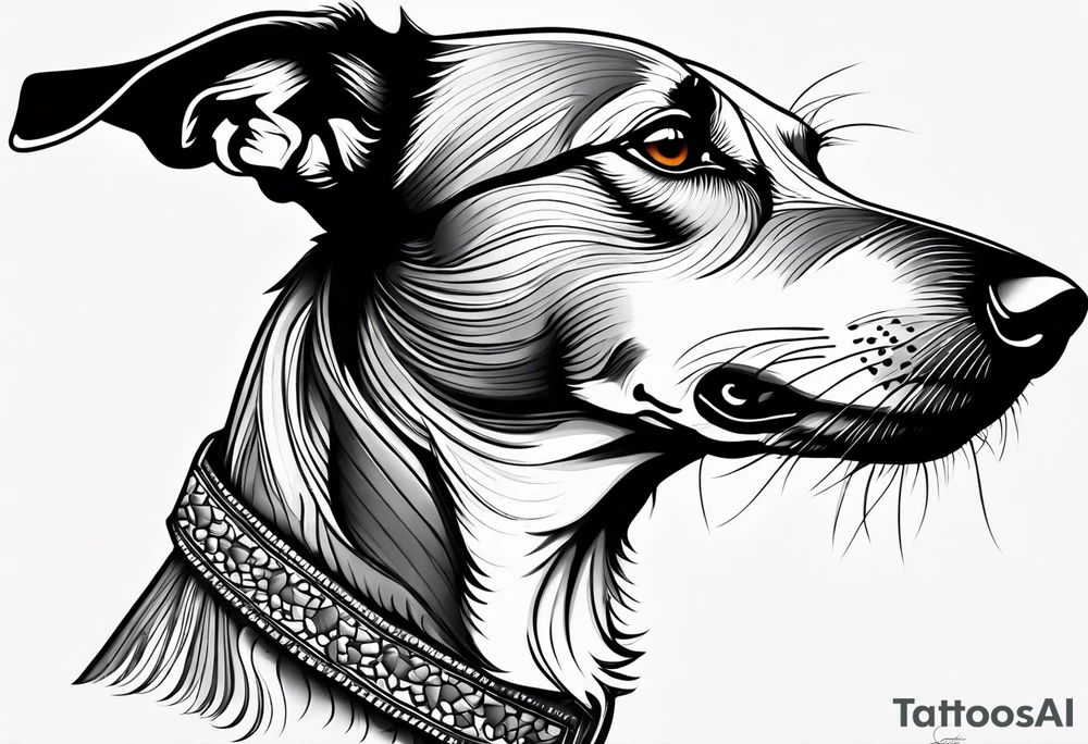 Greyhound tattoo idea