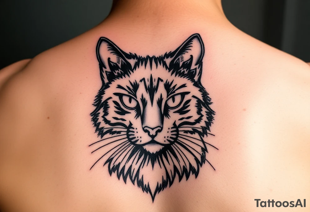 Black Cat tattoo idea